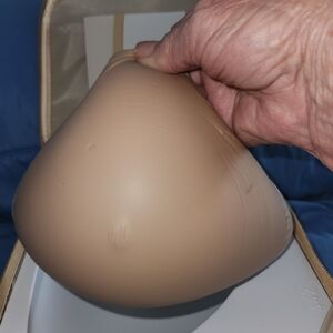 Amoena Natural Light Breast Form With carry case. Size 8 (D Cup)